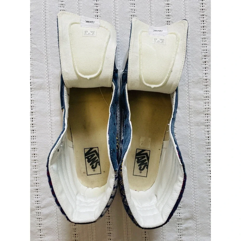 VANS Sk8-Hi Fair Isle Blue/Multicolor High Tops Men's Size 8.5, Women's Size 10.